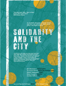 Solidarity and the City: A Roundtable Discussion between Scholars, Educators, and Activists on Space, Social Justice, and Digital Methods